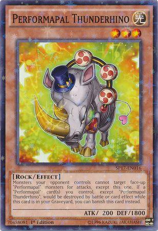 Performapal Thunderhino [Starfoil Rare] SP17-EN016