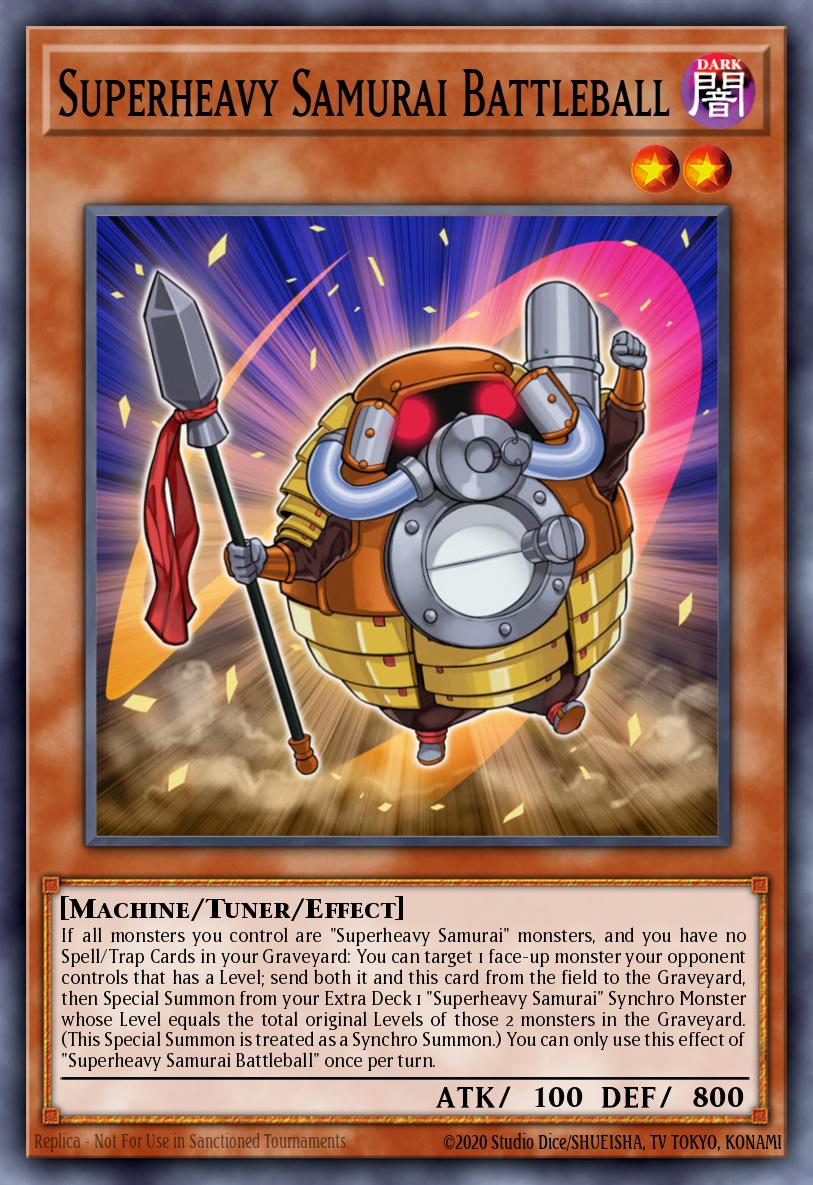 Superheavy Samurai Battleball [Starfoil Rare] SP17-EN011