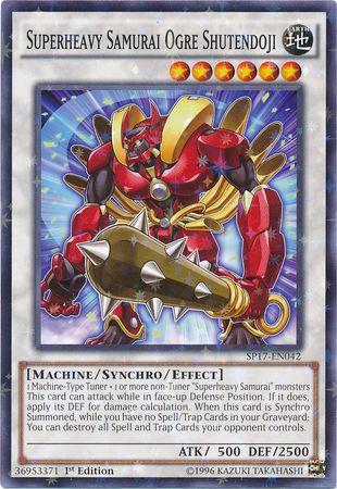 Superheavy Samurai Ogre Shutendoji [Starfoil Rare] SP17-EN042