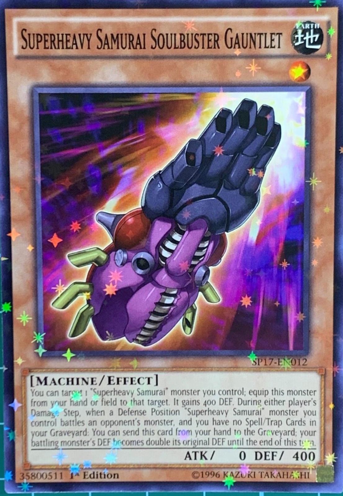Superheavy Samurai Soulbuster Gauntlet [Starfoil Rare] SP17-EN012