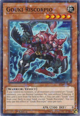 Gouki Riscorpio [Starfoil Rare] SP18-EN017