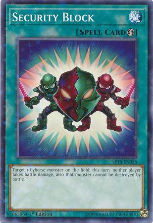 Security Block [Starfoil Rare] SP18-EN038
