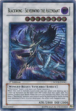 Blackwing - Silverwind the Ascendant [Ultimate Rare 1st Edition] SOVR-EN041