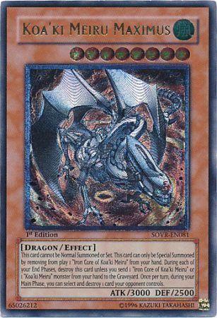 Koa'ki Meiru Maximus [Ultimate Rare 1st Edition] SOVR-EN081