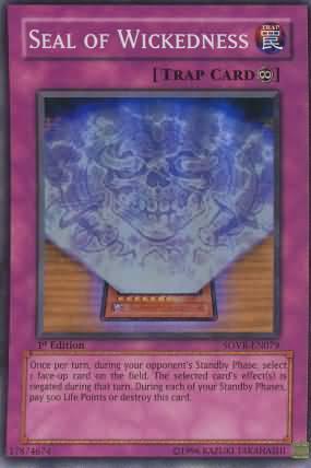 Seal of Wickedness [1st Edition] SOVR-EN079