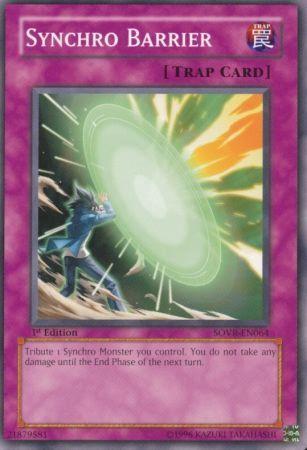 Synchro Barrier [1st Edition] SOVR-EN064