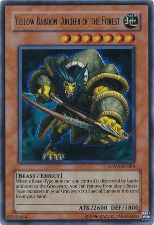 Yellow Baboon, Archer of the Forest SOVR-EN084