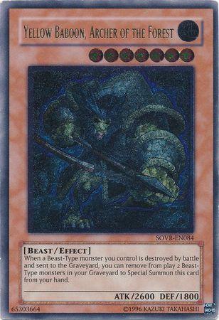 Yellow Baboon, Archer of the Forest [Ultimate Rare] SOVR-EN084