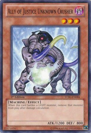 Ally of Justice Unknown Crusher [1st Edition] STBL-EN094