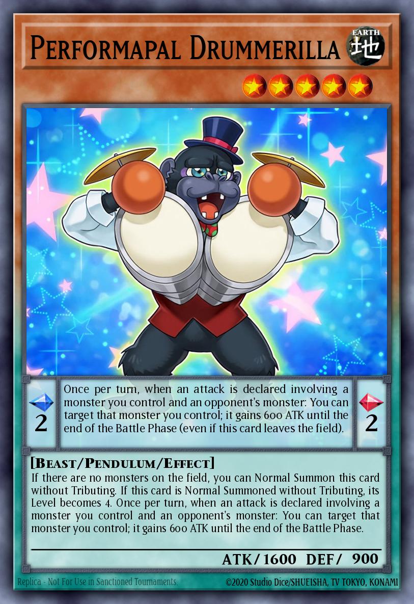 Performapal Drummerilla YS16-EN011