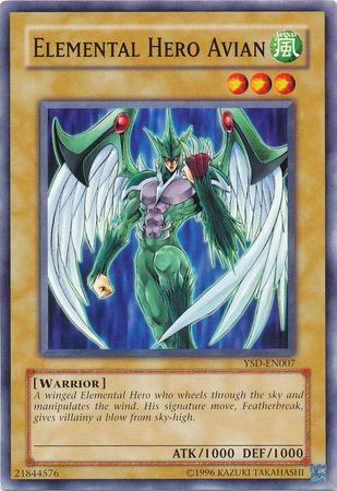 Elemental HERO Avian YSD-EN007