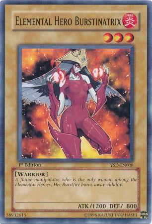 Elemental HERO Burstinatrix [1st Edition] YSD-EN008