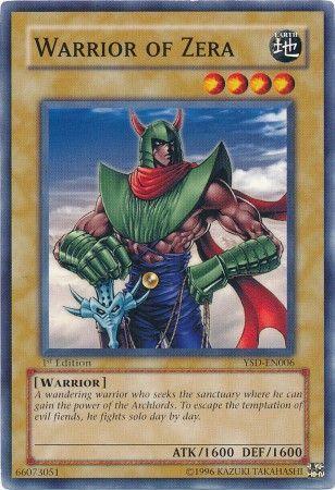 Warrior of Zera [1st Edition] YSD-EN006