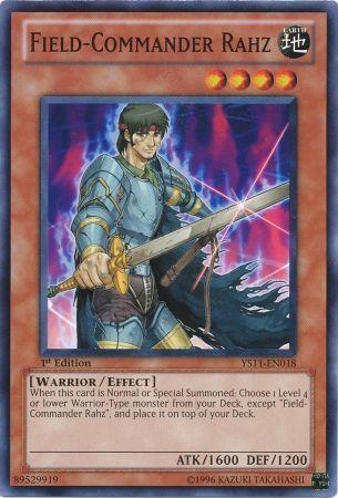 Field-Commander Rahz [1st Edition] YS11-EN018