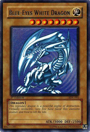 Blue-Eyes White Dragon [1st Edition] SDK-001