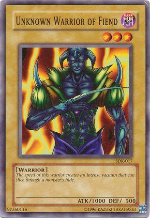 Unknown Warrior of Fiend SDK-017