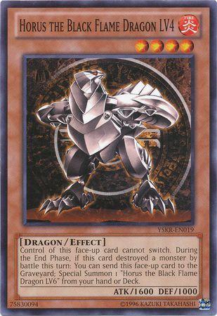 Horus the Black Flame Dragon LV4 YSKR-EN019