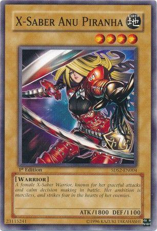 X-Saber Anu Piranha [1st Edition] 5DS2-EN004