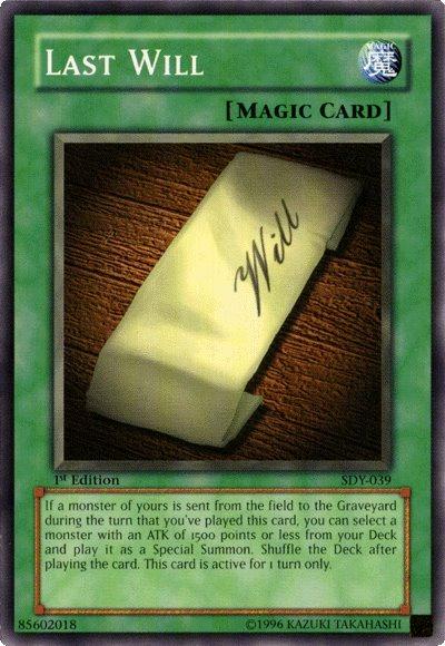 Last Will [1st Edition] SDY-039