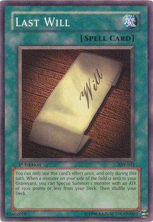 Last Will [1st Edition] SYE-031