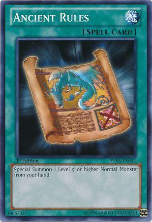 Ancient Rules [1st Edition] YSYR-EN034