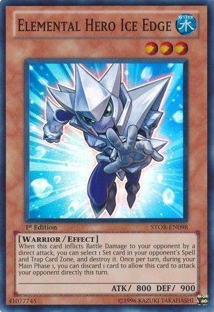 Elemental Hero Ice Edge [1st Edition] STOR-EN098