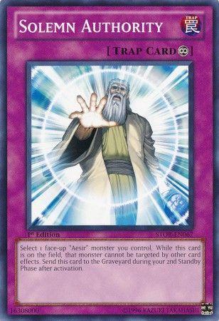 Solemn Authority [1st Edition] STOR-EN067