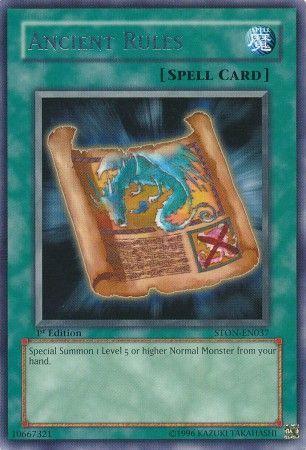Ancient Rules [1st Edition] STON-EN037