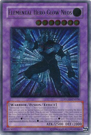 Elemental HERO Glow Neos [Ultimate Rare] STON-EN036