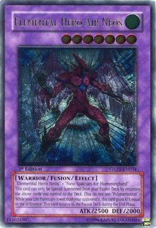 Elemental Hero Air Neos [Ultimate Rare 1st Edition] STON-EN034