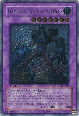 Elemental Hero Grand Neos [Ultimate Rare 1st Edition] STON-EN035
