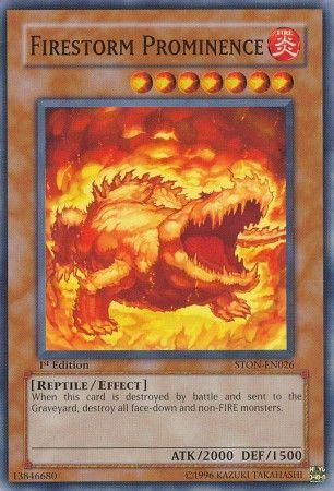 Firestorm Prominence [1st Edition] STON-EN026