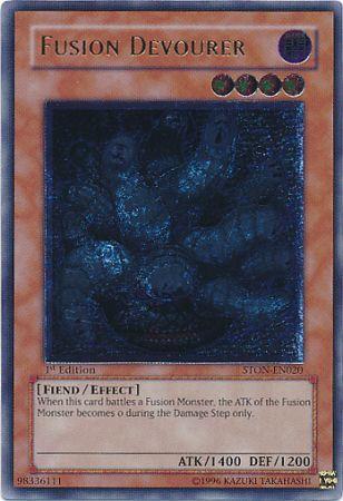 Fusion Devourer [Ultimate Rare 1st Edition] STON-EN020