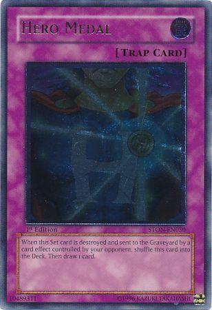 Hero Medal [Ultimate Rare 1st Edition] STON-EN050