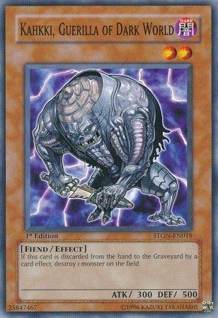 Kahkki, Guerilla of Dark World [1st Edition] STON-EN018