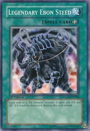 Legendary Ebon Steed [1st Edition] STON-EN040