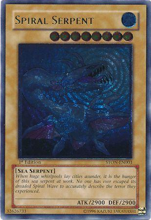 Spiral Serpent [Ultimate Rare 1st Edition] STON-EN003