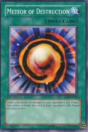 Meteor of Destruction SD3-EN026