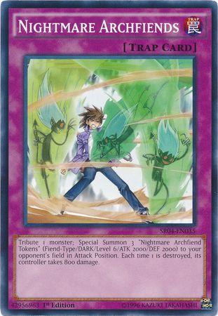 Nightmare Archfiends [1st Edition] SR04-EN035