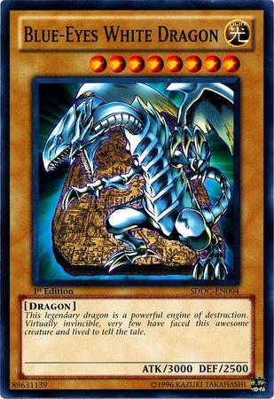 Blue-Eyes White Dragon [1st Edition] SDDC-EN004