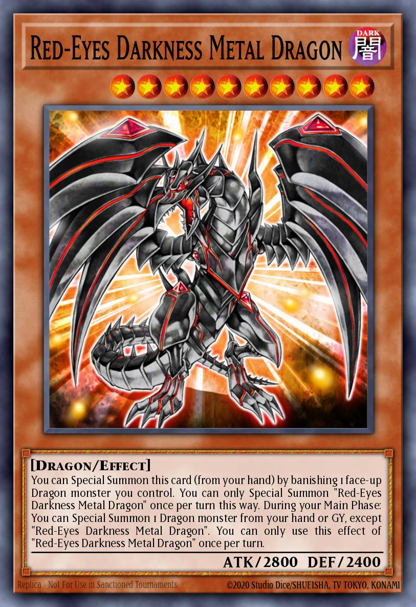 Red-Eyes Darkness Metal Dragon [1st Edition] SDDC-EN013