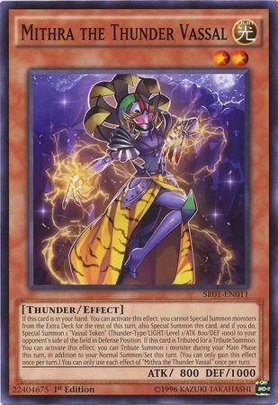 Mithra the Thunder Vassal [1st Edition] SR01-EN011