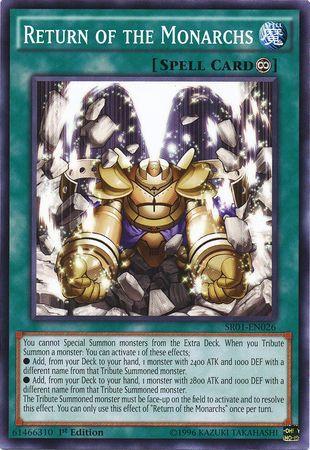 Return of the Monarchs [1st Edition] SR01-EN026