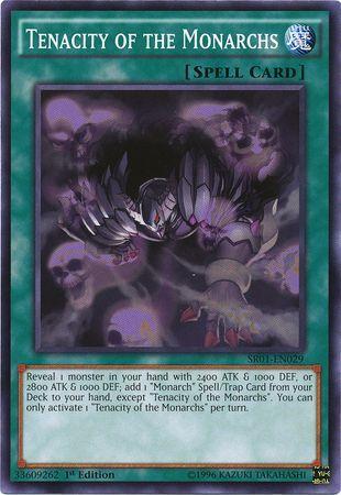 Tenacity of the Monarchs [1st Edition] SR01-EN029