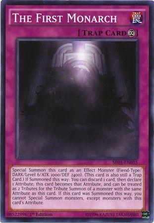 The First Monarch [1st Edition] SR01-EN035