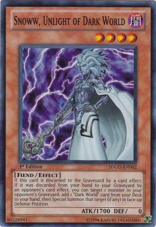 Snoww, Unlight of Dark World [1st Edition] SDGU-EN002