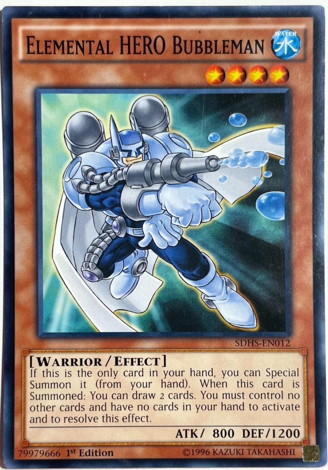 Elemental HERO Bubbleman [1st Edition] SDHS-EN012