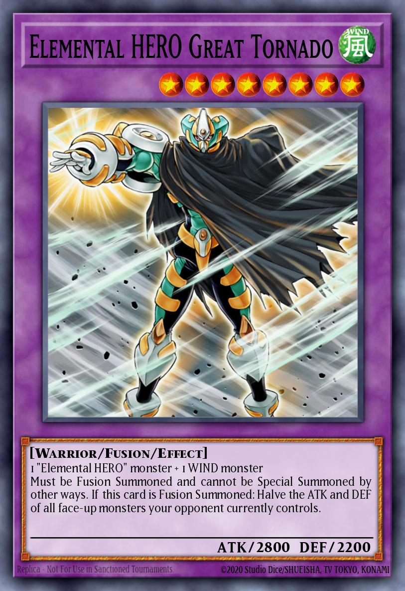 Elemental HERO Great Tornado [1st Edition] SDHS-EN045