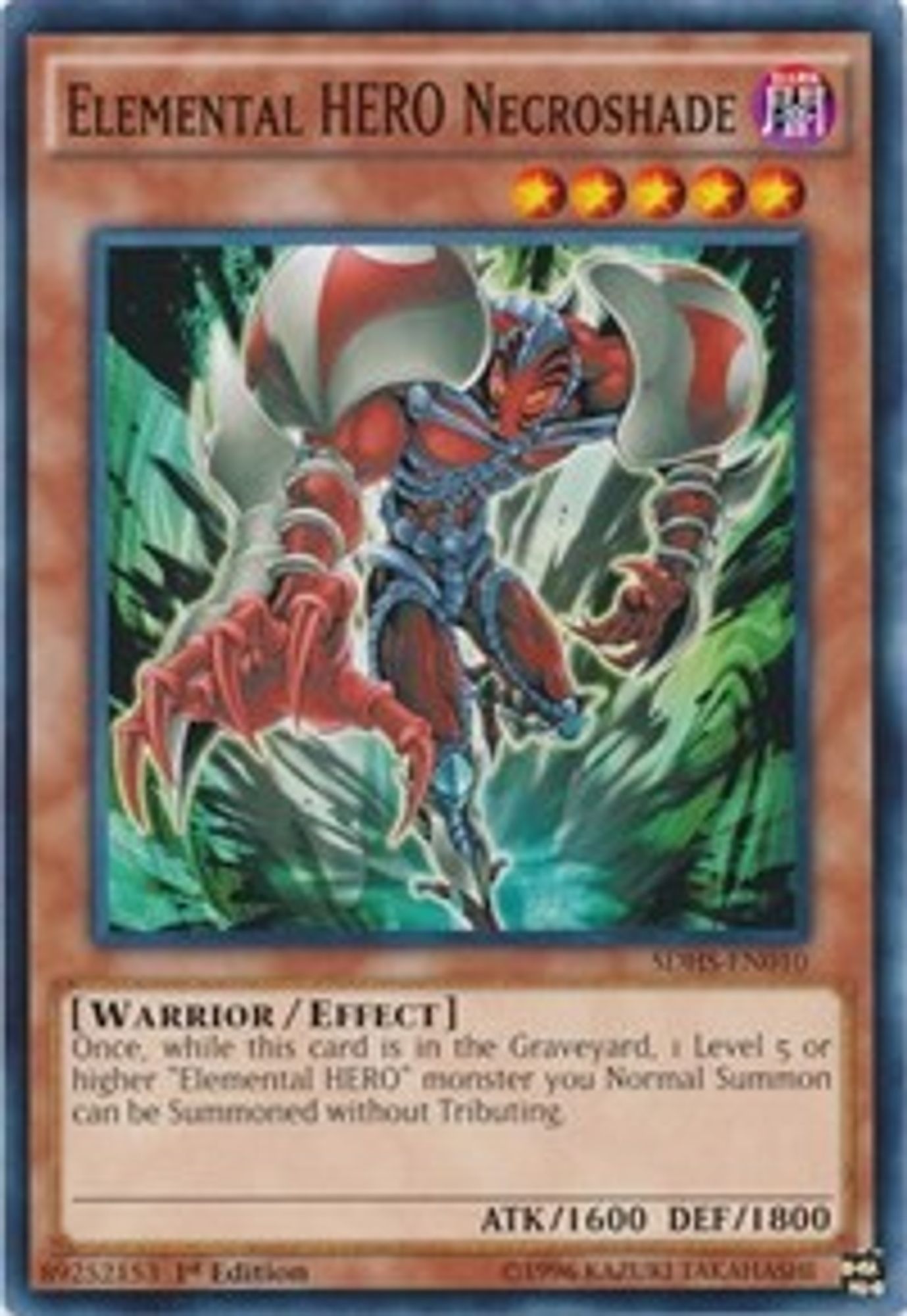 Elemental HERO Necroshade SDHS-EN010