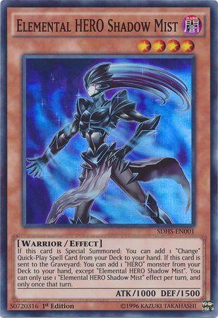 Elemental HERO Shadow Mist [1st Edition] SDHS-EN001